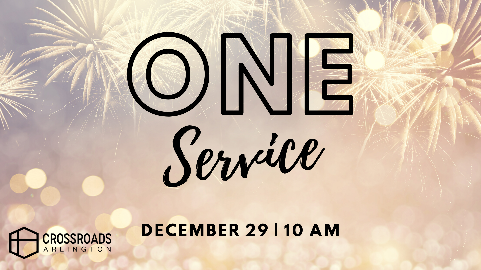 One Service

December 29th at 10 am